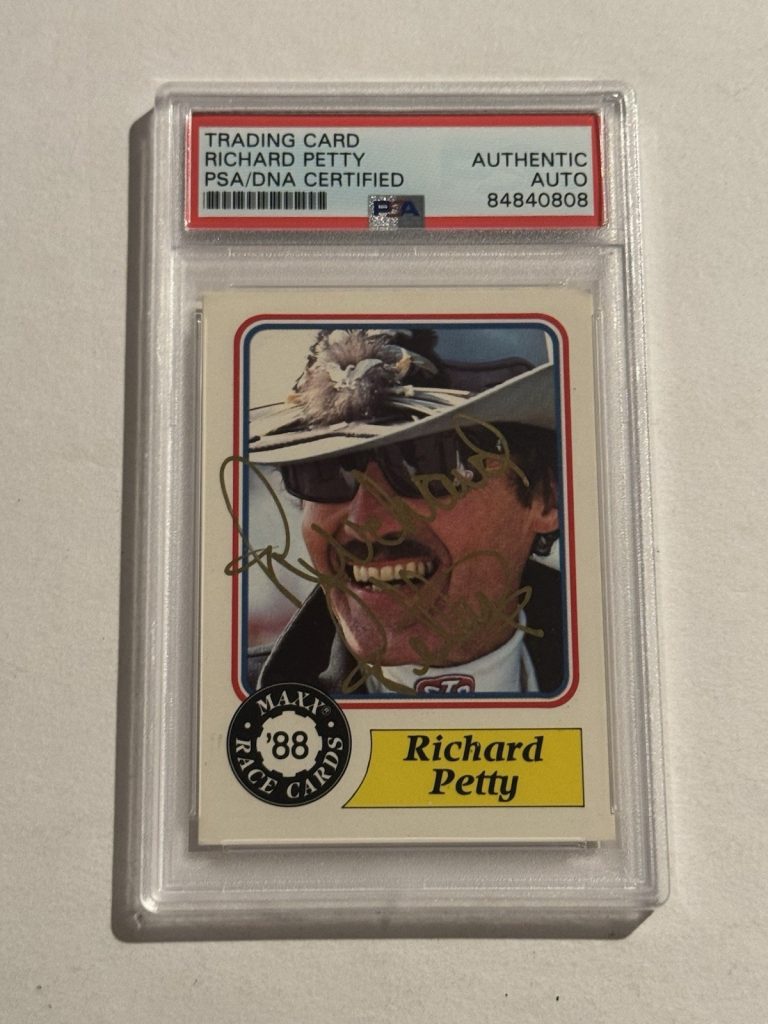 Richard Petty 1988 Maxx RC #43 Signed Rookie Autograph AUTO PSA