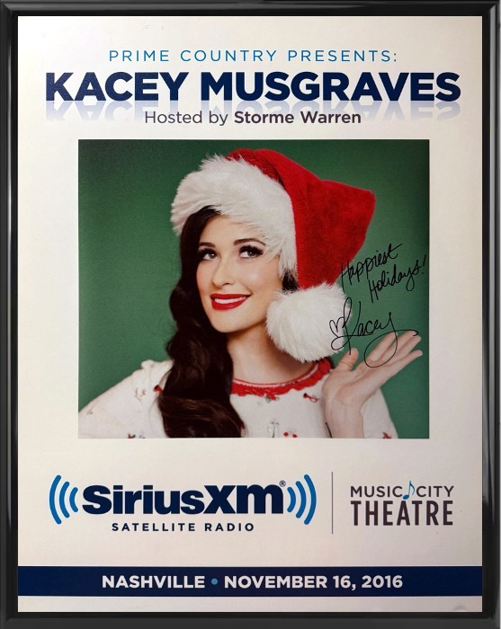 Kacey Musgraves signed 2016 Prime Country 22