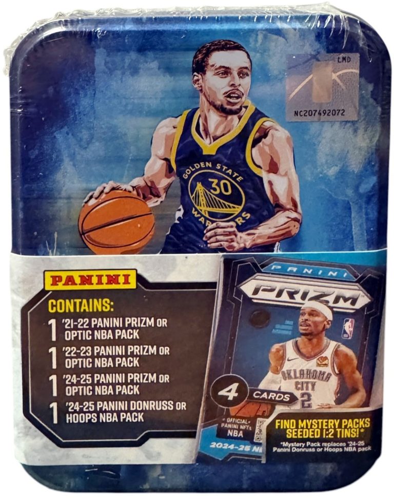 Stephen Curry 2026 Panini NBA Basketball 4 Pack Collectors Tin- Prizm/Optic- NEW