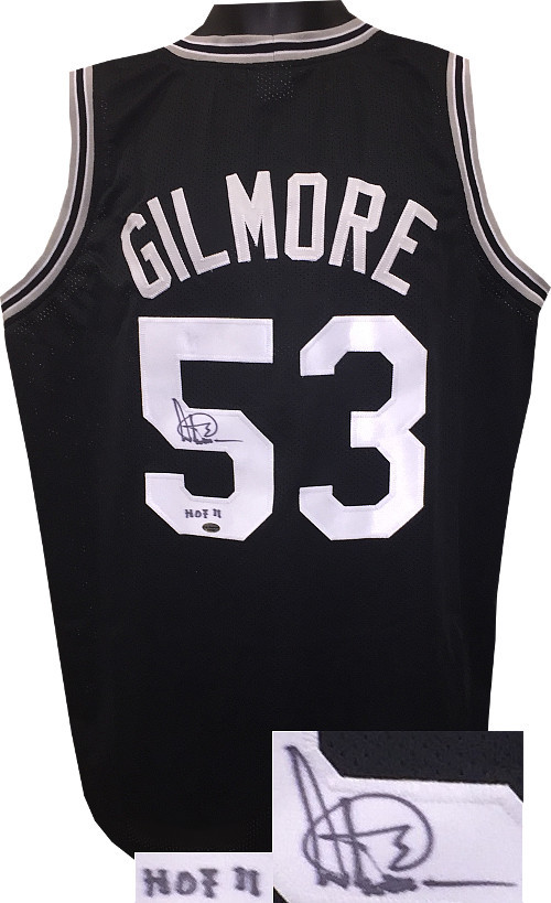 Artis Gilmore signed Black TB Stitched Basketball Jersey HOF 11 XL-LEAF HOLOGRAM
