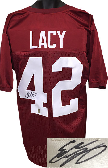 Eddie Lacy signed Alabama Custom Stitched Football Jersey XL- Lacy Hologram/COA
