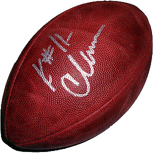 Kellen Clemens signed Official NFL Football no air- Steiner Hologram