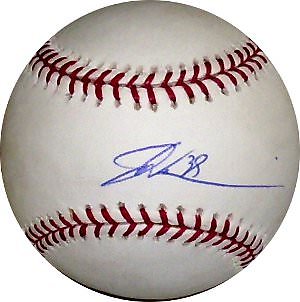 Dontrelle Willis signed Official Major League Baseball - LOJO HOLOGRAM