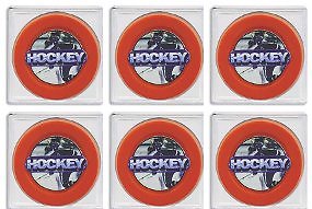 Hockey Puck Acrylic Display Case Cube- Case of 6