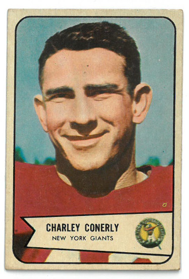 Charley/Charles Conerly New York Giants 1954 Bowman Football Trading Card #113