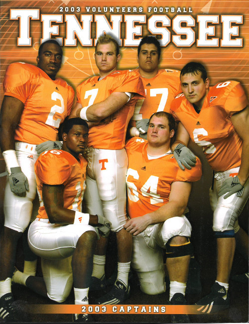 Tennessee Volunteers 2003 College Football Official Media Guide/Program- EXC+