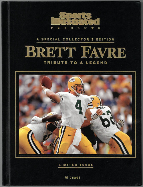 Sports Illustrated Presents: Brett Favre Tribute To A Legend Hardcover Book 2008