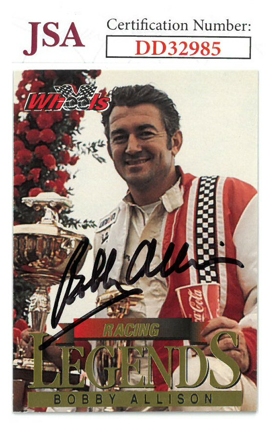 Bobby Allison signed 1994 Wheels Racing Trading Card #LS3- JSA Holo #DD32985