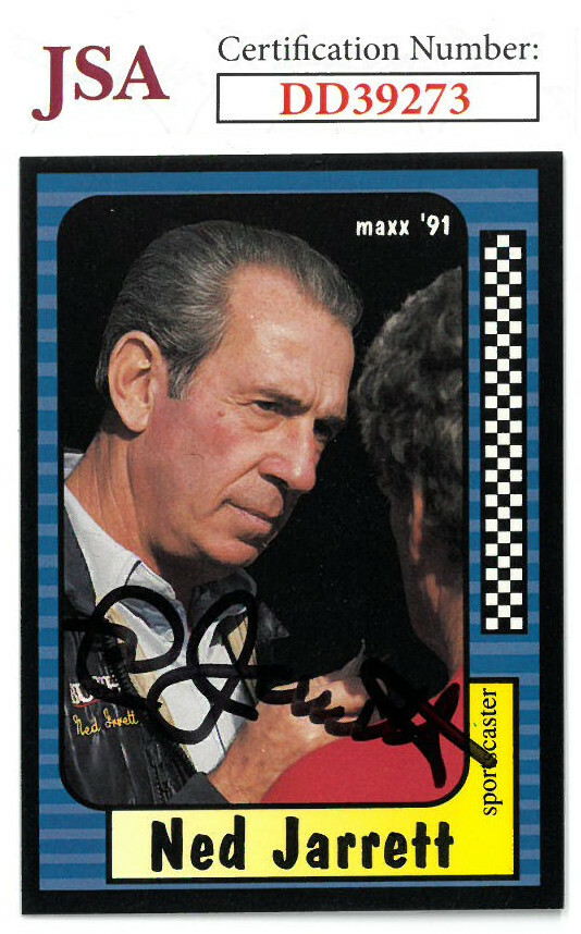 Ned Jarrett signed 1991 Maxx Racing Trading Card #227- JSA Holo #DD39273