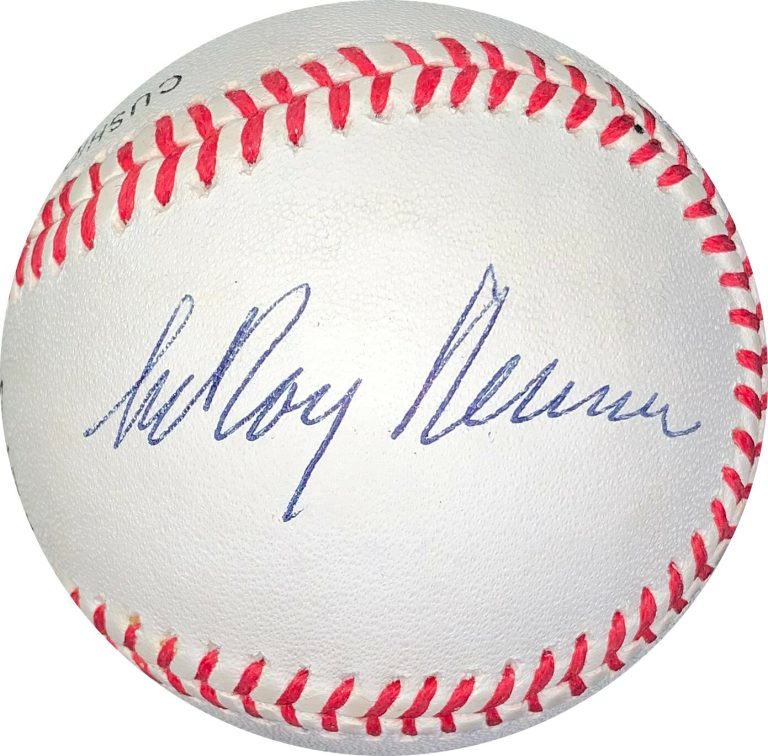 LeRoy Neiman signed RONL Rawlings OFC NL Baseball- JSA Holo #EE41702 (Artist)