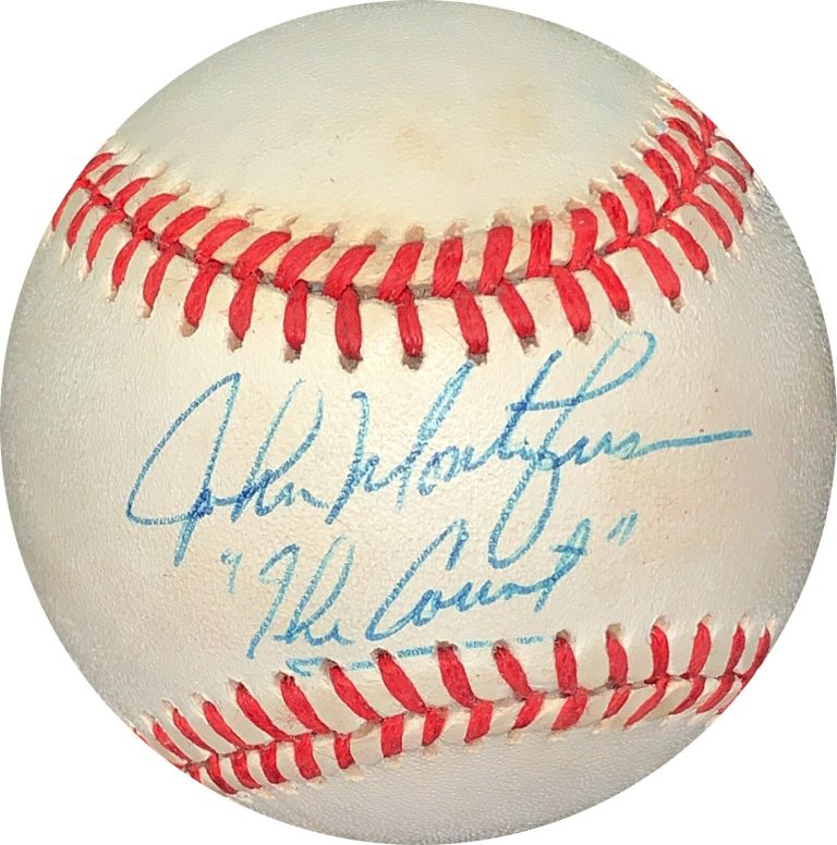 John Montefusco signed ROAL Rawlings Official AL Baseball 
