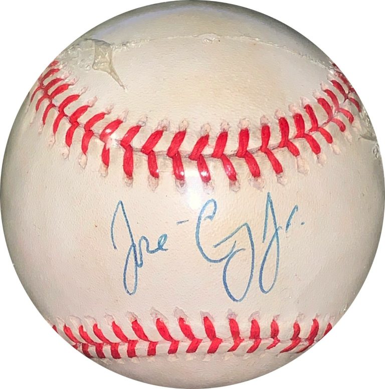 Jose Cruz, Jr. signed ROAL Rawlings Official American League Baseball minor tone