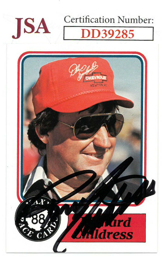 Richard Childress signed 1988 Maxx Charlotte Trading Card #29- JSA Holo #DD39285
