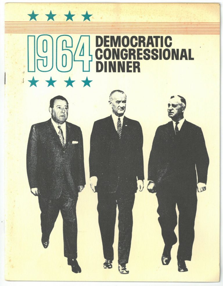 1964 Democratic Congressional Dinner Full Program March 19, 1964 (L. Johnson)
