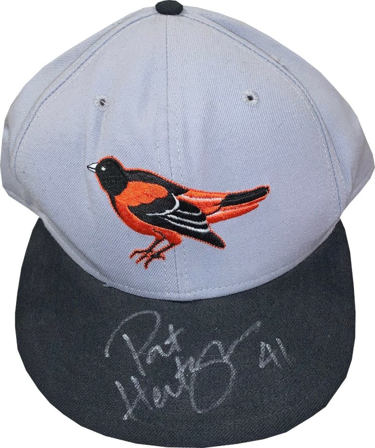 Pat Hentgen signed Orioles Authentic MLB New Era Pro Model Wool Cap #41- JSA