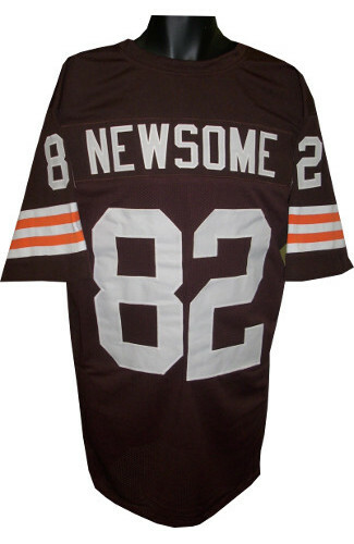 Ozzie Newsome Brown TB Custom Stitched Pro Style Football Jersey XL