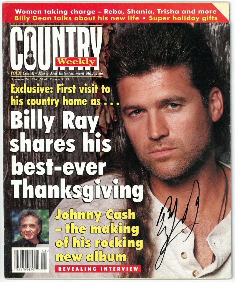 Billy Ray Cyrus signed 