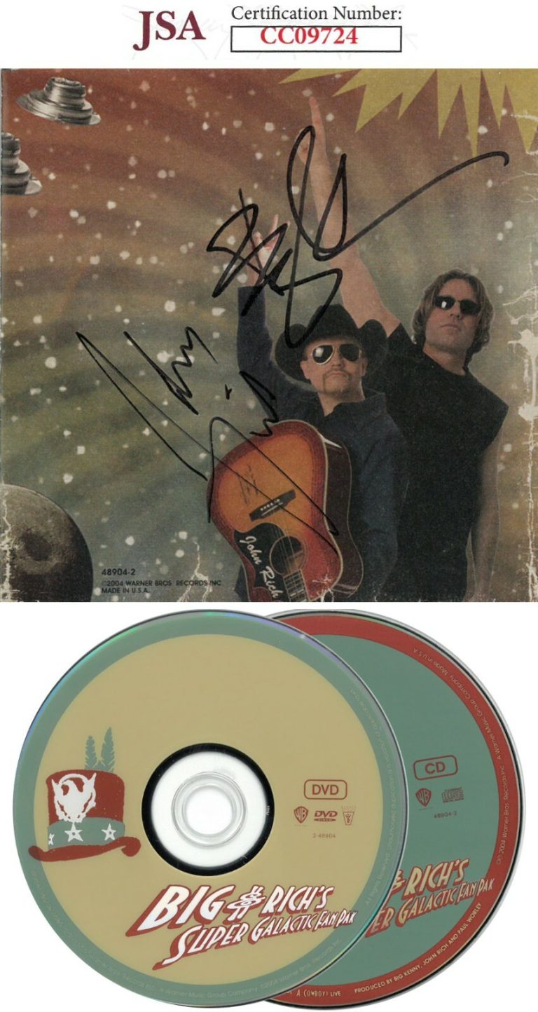 Big & Rich signed Galactic Fan Pak Album CD Cover w/ 2 CD's- JSA #CC09724