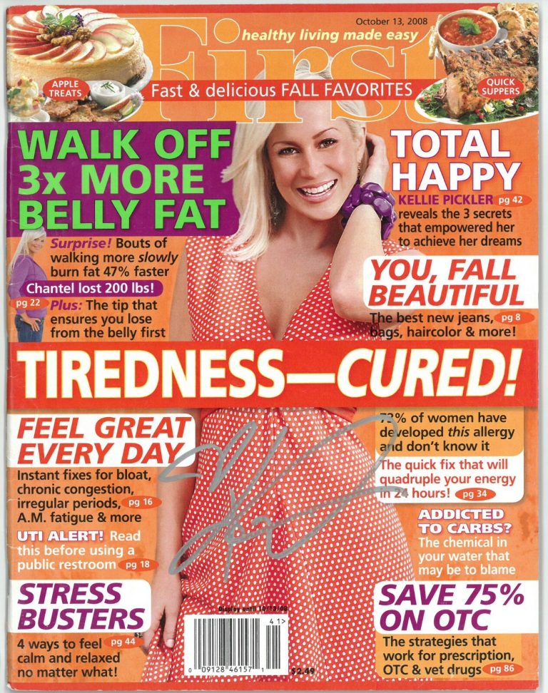 Kellie Pickler signed First Full Magazine October 13, 2008- JSA Holo #GG38168