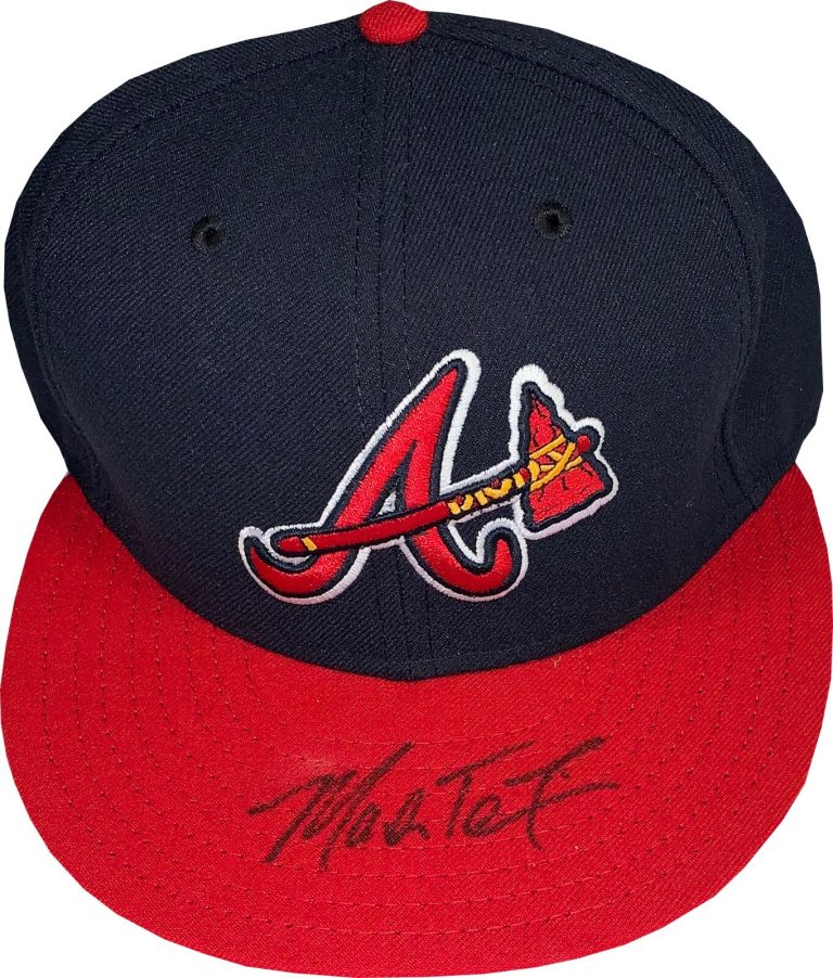 Mark Teixeira signed Atlanta Braves New Era Authentic Collection Fitted Cap- JSA