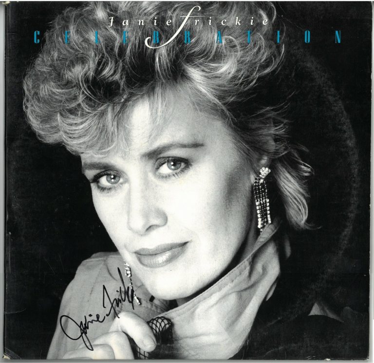 Janie Frickie signed 1987 Celebration Album Cover/LP/Vinyl Record - JSA #GG08507