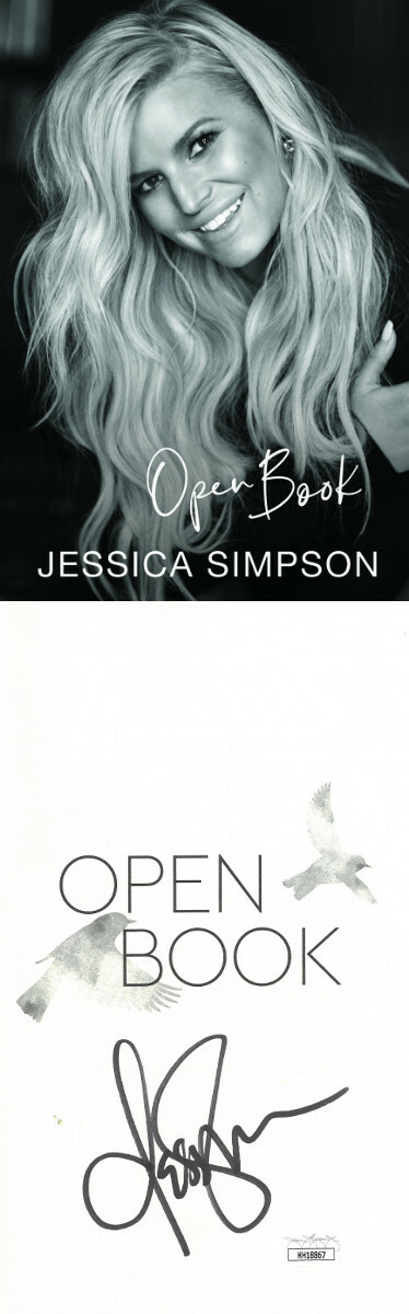 Jessica Simpson signed 2020 Open Book Hardcover Edition Book - JSA