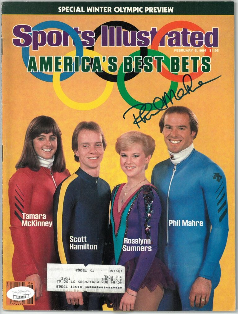 Phil Mahre signed Olympic Preview Sports Illustrated Full Magazine 2/6/1984- JSA