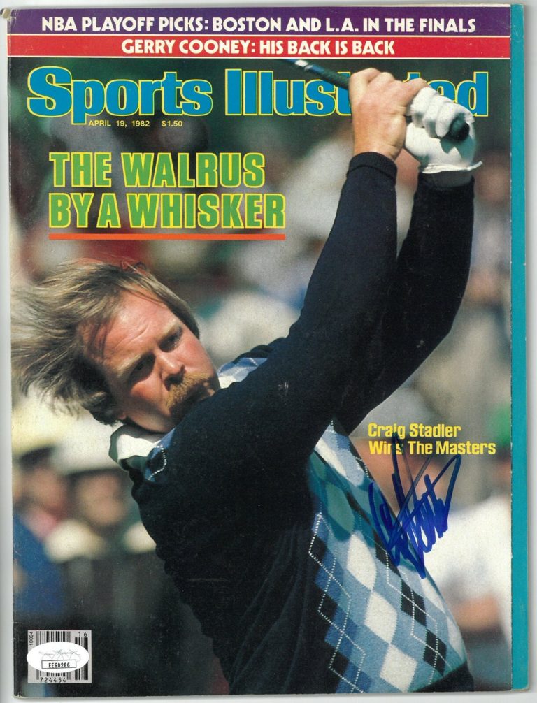 Craig Stadler signed Sports Illustrated Full Magazine April 19, 1982-JSA Masters
