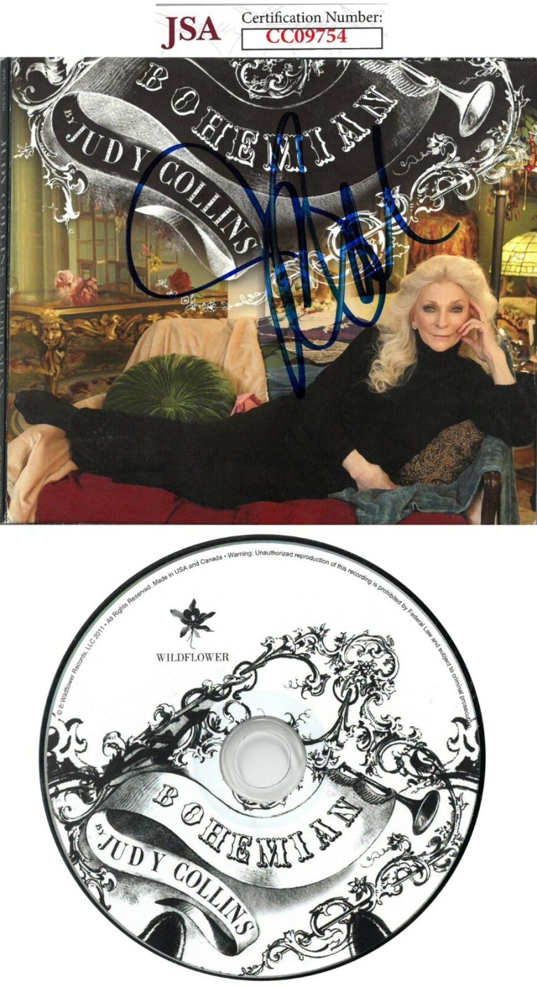 Judy Collins signed 2011 Bohemian Album CD Cover with CD - JSA #CC09754