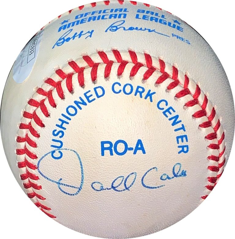 Darnell Coles signed ROAL Rawlings Official American League Baseball- JSA