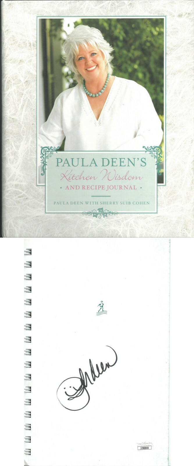 Paula Deen signed 2008 Kitchen Wisdom and Recipe Journal Hardcover Book - JSA