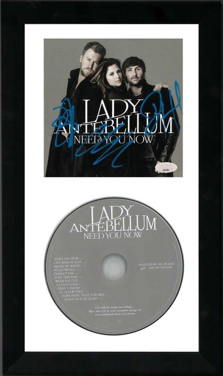 Lady A 2010 Need You Now Album Cover/CD Framed-Hillary Scott/C Kelley/D. Haywood
