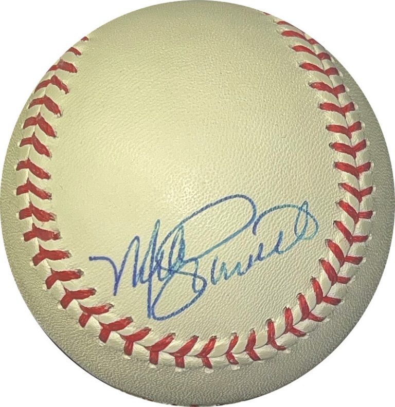 Mike Schmidt signed Rawlings Official Major League Baseball (sig on side panel)