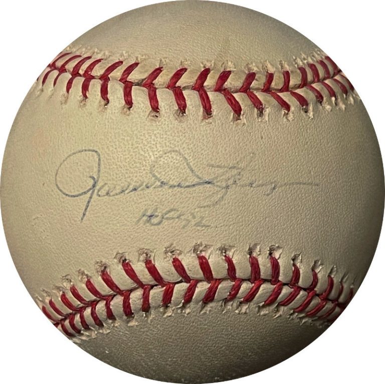 Rollie Fingers signed Rawlings OFC Major League Baseball HOF 92 sig fade- PSA