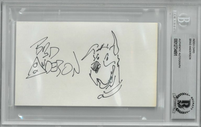 Brad Anderson signed 3