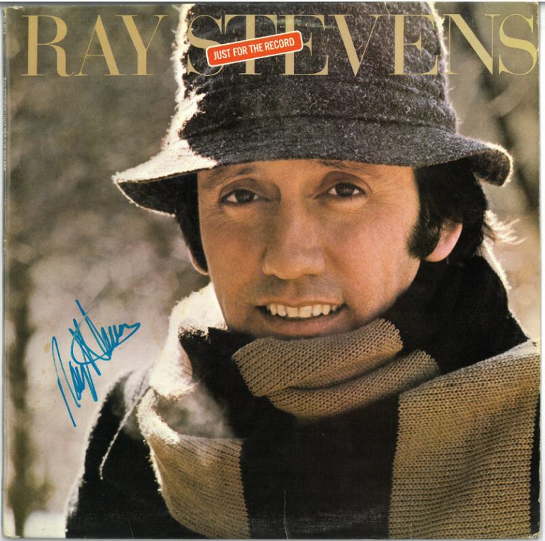 Ray Stevens signed 1976 Just For The Record Album Cover/LP/Vinyl Record - JSA