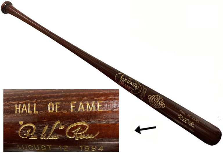 Pee Wee Reese unsigned Louisville Slugger 125 H&B 100th Yr Ann Comm Bat 1984