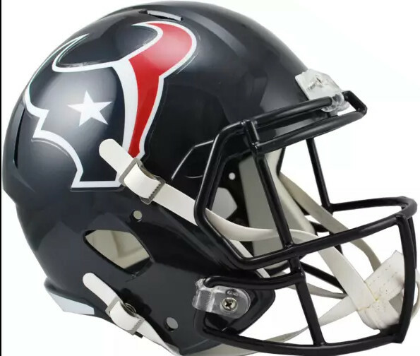 Houston Texans Official Riddell Speed NFL Full Size Helmet -Display - imperfect