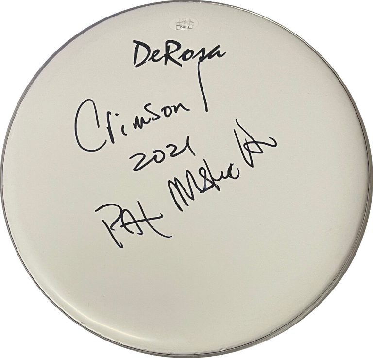 Pat Mastelotto signed 12
