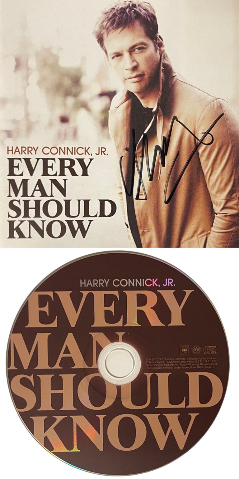 Harry Connick, Jr Signed 2013 Every Man Should Know Album Booklet w/ CD -Beckett