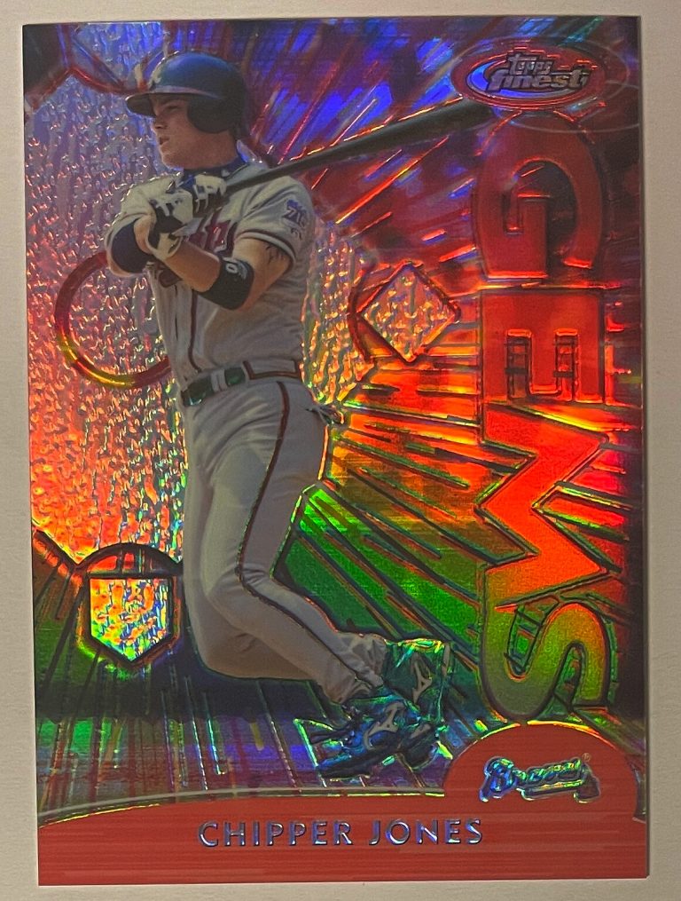 Chipper Jones Atlanta Braves 2000 Topps Finest Gems Refractor Card #138