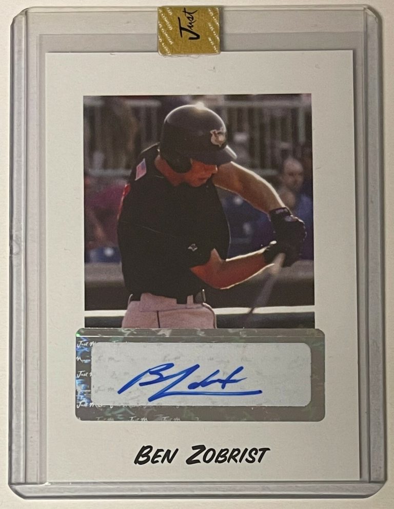 Ben Zobrist signed 2004 Just Minors/Just Rookies Minor League Card Uncirculated