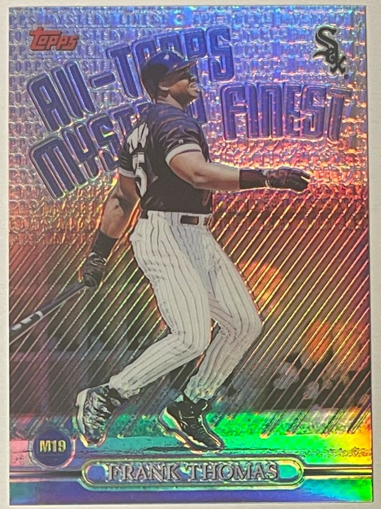 Frank Thomas 1999 Topps Mystery Finest Refractor Card #M19  (Chicago White Sox)
