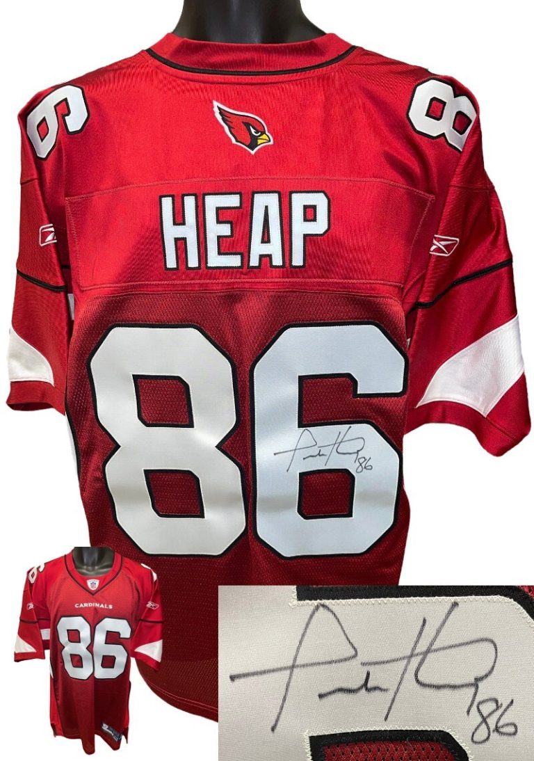 Todd Heap signed Arizona Cardinals OFC NFL Reebok On Field Authentic Jersey -JSA