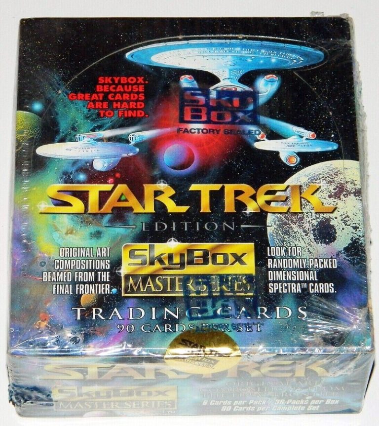 1993 Skybox Star Trek Master Series Factory Sealed Box- 36 Packs/6 CPP-BRAND NEW