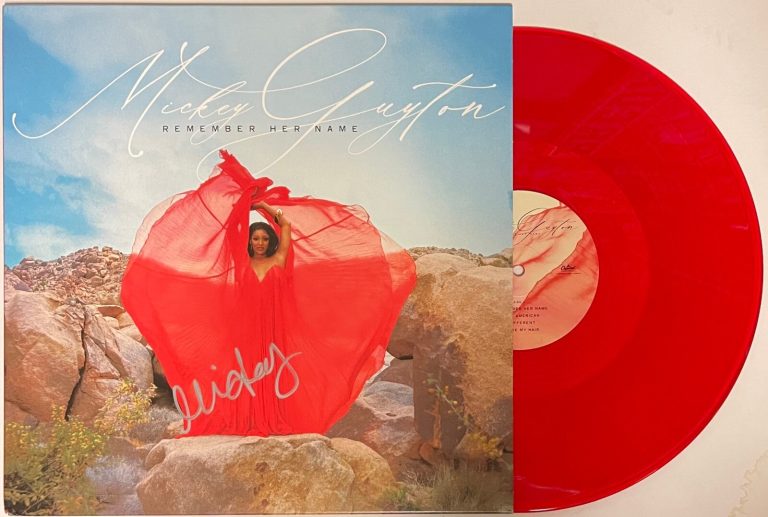 Mickey Guyton signed 2021 Remember Her Name Capitol Album Cover/LP/Vinyl/Record