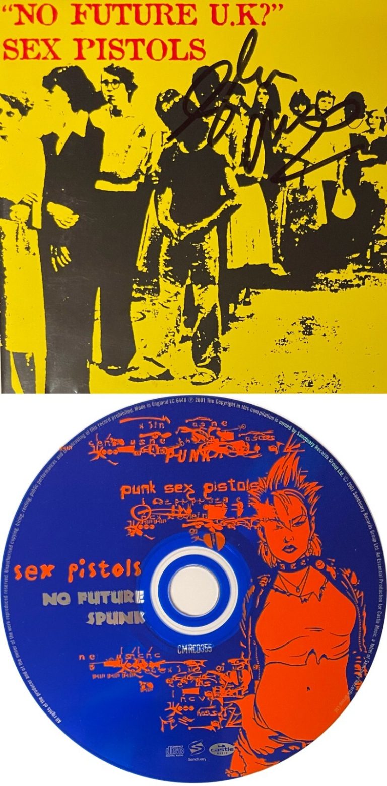 Sex Pistols Glen Matlock signed 1989 
