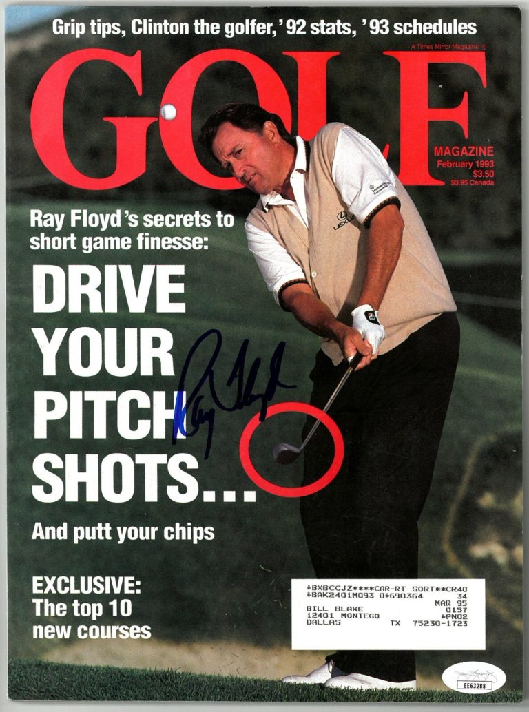 Raymond Floyd signed Golf Magazine February 1993- JSA #EE63288