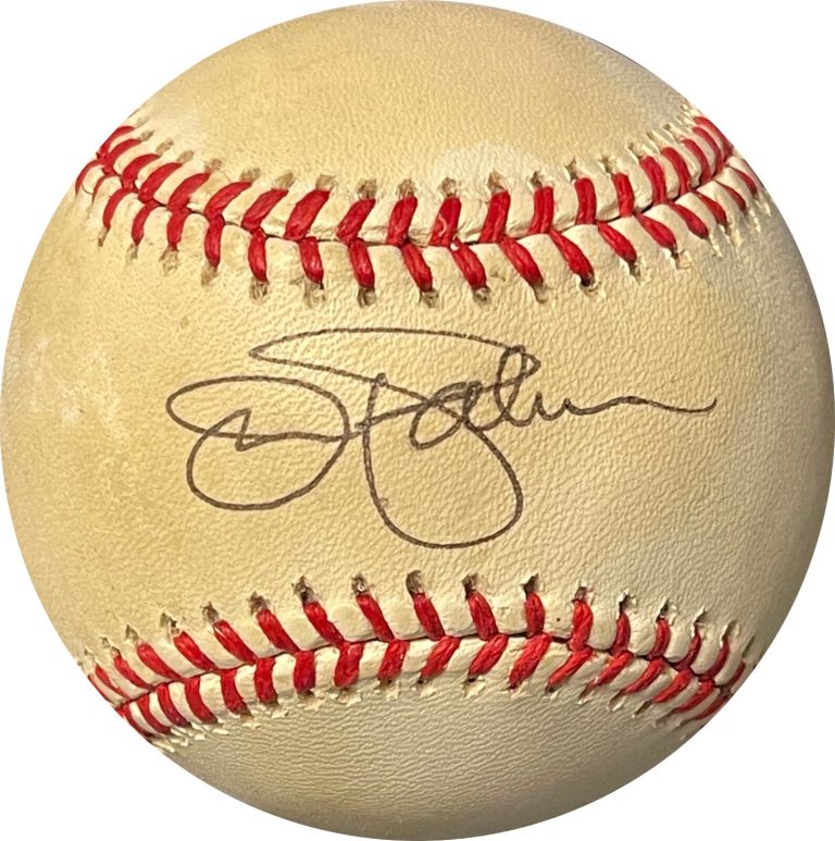 Jim Palmer signed ROAL Rawlings Official American League Baseball toned- Orioles