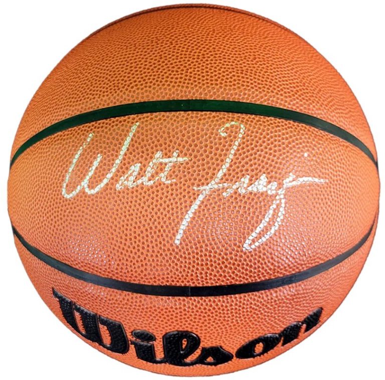 Walt Frazier signed Wilson NBA Authentics Series I/O Basketball - JSA Witnessed